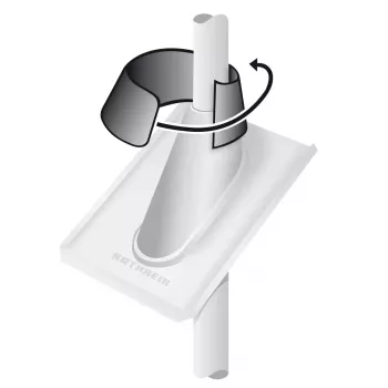 Antena Kathrein ZTC 01 Juoda Minimalus stiebo skersmuo 2,7 cm Maksimalus stiebo skersmuo 6 cm