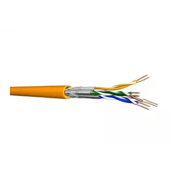 Tinklo kabelis Draka Comteq 60011605 Cat7 100m Oranžinis