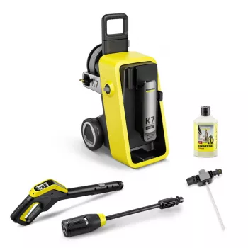 Karcher K 7 Comfort Premium Connect aukšto slėgio plovimo įrenginys — 180 bar, 600 l/h, 3000 W, PremiumFlex žarna 10 m, Bluetooth Smart