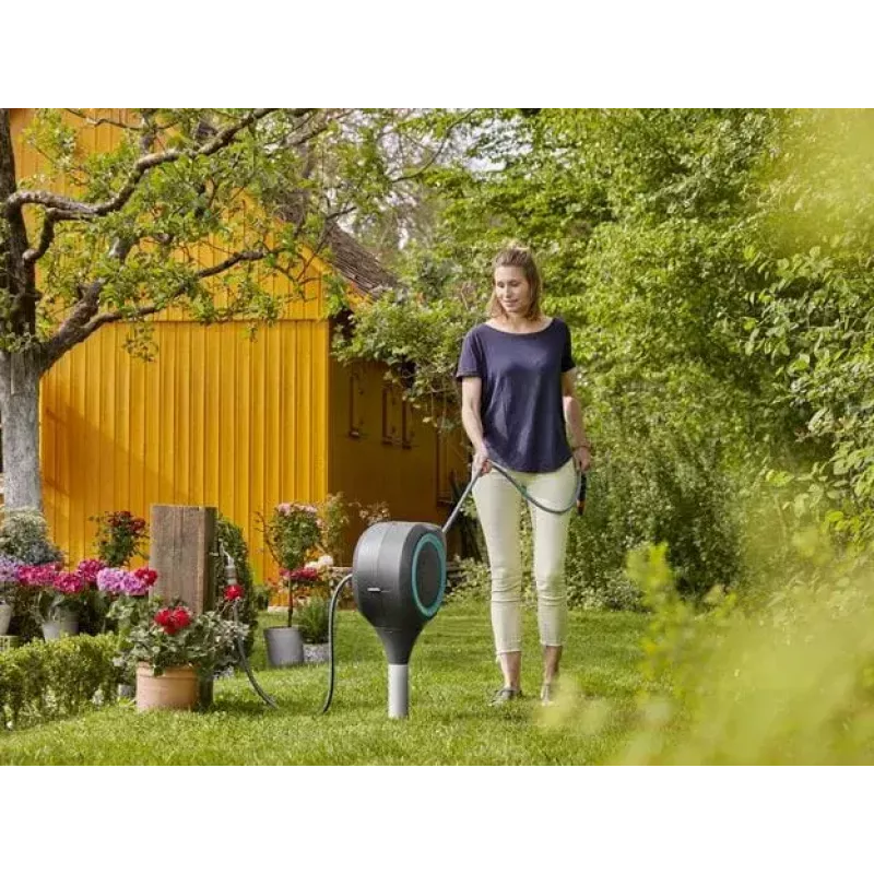 Gardena RollUp S sodo žarna 15 m, antžeminė, žalsvai mėlyna