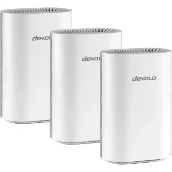 Tinklinio „Wi‑Fi“ sistema Devolo BE6500 „WiFi 7“ 3 vnt. rinkinys (baltos)