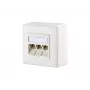 RJ-45 lizdas BTR NETCOM 1309130002-E Baltas