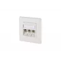 RJ-45 sieninis lizdas BTR NETCOM 1309131002-E baltas