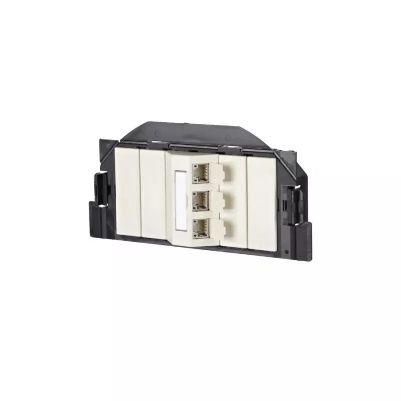 Lizdas RJ-45 Metz Connect 1309300301-E tinklo kabelis Cat 6a baltas