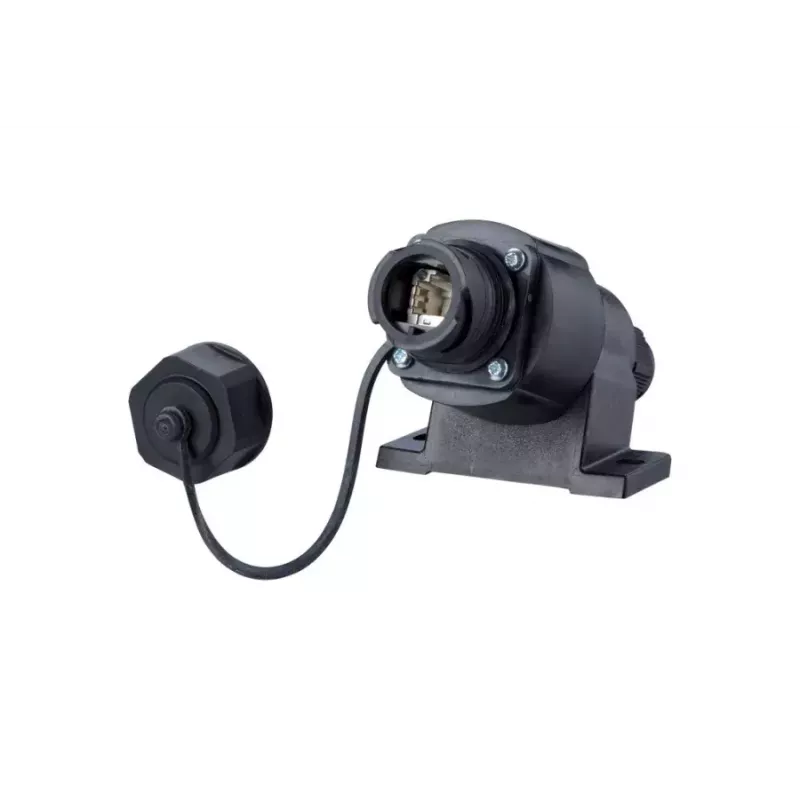 RJ-45 lizdas METZ CONNECT 1401110012KE juodas IP67