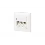 Kištukinis lizdas RJ-45 BTR NETCOM 130B11D31002-E baltas