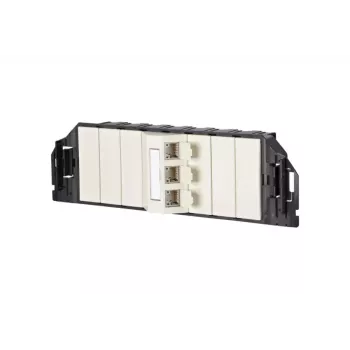 Kištukinis lizdas RJ-45 BTR NETCOM 130B11S30301-E Perlamutrinė balta