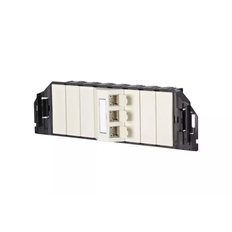 Kištukinis lizdas RJ-45 BTR NETCOM 130B11S30301-E Perlamutrinė balta