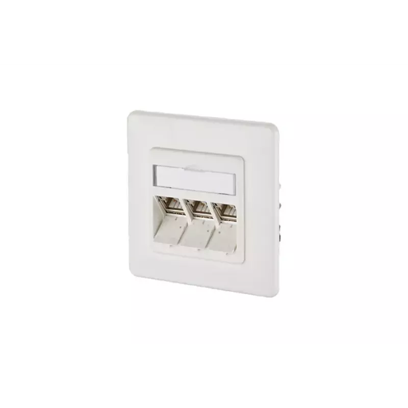 Kištukinis lizdas RJ-45 BTR NETCOM 130B12D31002-E balta