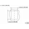Laido jungtis METZ CONNECT 130B23-E