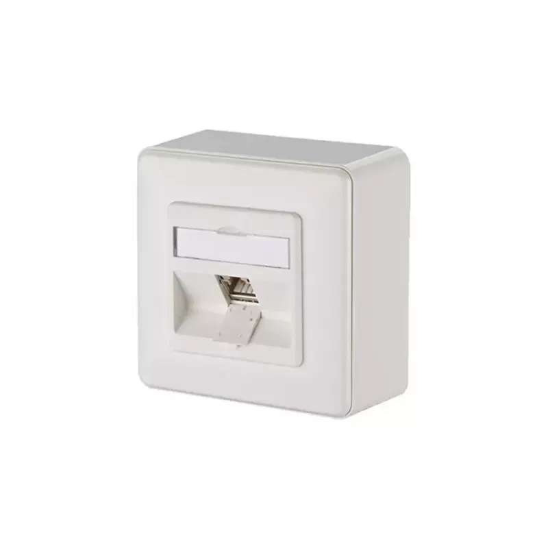 RJ-45 kištukinis lizdas BTR NETCOM 130B12D10002-E baltas