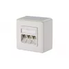 RJ-45 kištukinis lizdas BTR NETCOM 130B12D30002-E baltas