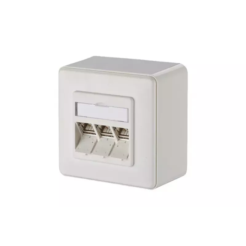 RJ-45 kištukinis lizdas BTR NETCOM 130B12D30002-E baltas