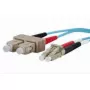 Šviesolaidinis kabelis METZ CONNECT 151J1EOJO20E 2x SC 2x LC OM3 2 m Aqua