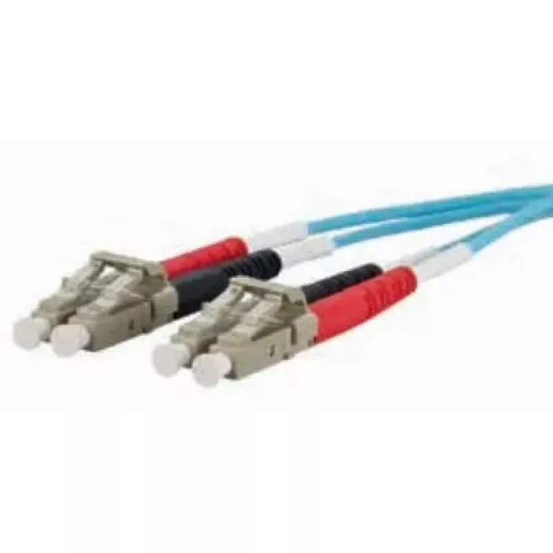 Skaidulinis optinis kabelis METZ CONNECT 151J1JOJO10E 2x LC OM3 1 m Aqua