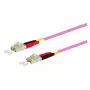 Šviesolaidinis kabelis METZ CONNECT 151S1JOJO50E 5 m LC Violet