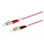 Šviesolaidinis kabelis METZ CONNECT 151S1JOJOA0E 10 m LC Violet