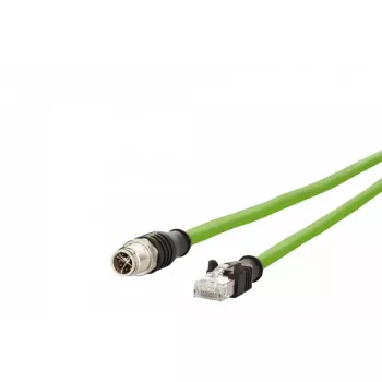 Tinklo kabelis METZ CONNECT 142M2X15100 RJ45 Ethernet Cat6 10m juodas