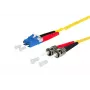 Skaidulinis optinis kabelis METZ CONNECT 151P1JOAO30E LC 2x ST I-V(ZN) H 3 m Geltonas
