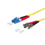 Šviesolaidinis laidas METZ CONNECT 151P1JOAO50E LC 2x ST I-V(ZN) H 5 m Geltonas
