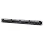 Komutacinis skydelis MetzConnect 130A08-AP29-E 24 prievadų RJ-45 Cat5e 1U juodas