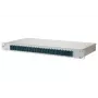 Patch panel 1U BTR METZ CONNECT 150255BA24-E su SC jungtimis, montavimas į stovą 482.6×44.5×242.5 mm