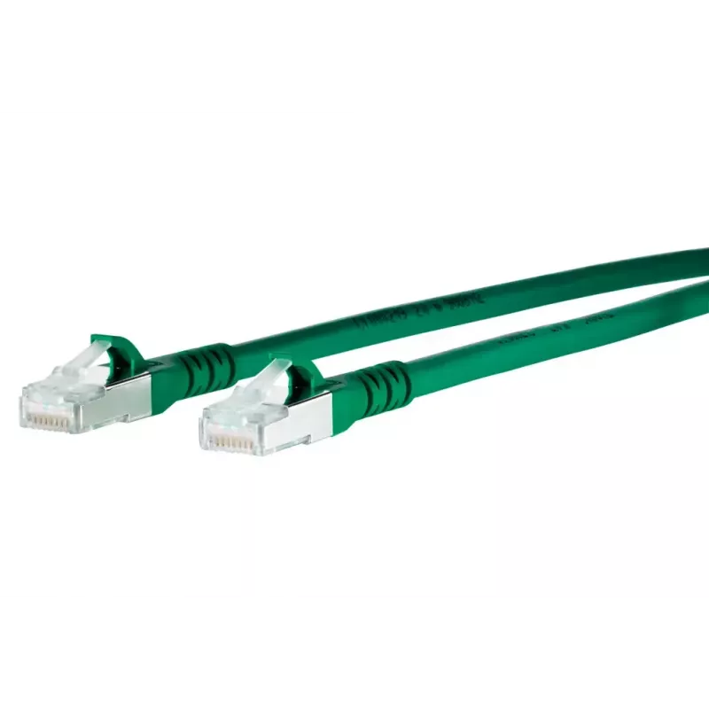 Tinklo kabelis METZ CONNECT 1308457555-E 7,5 m Cat6a S/FTP žalias
