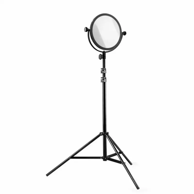 Walimex Pro LED Round 300 60 W LED šviestuvas su 60 lempučių, juodas