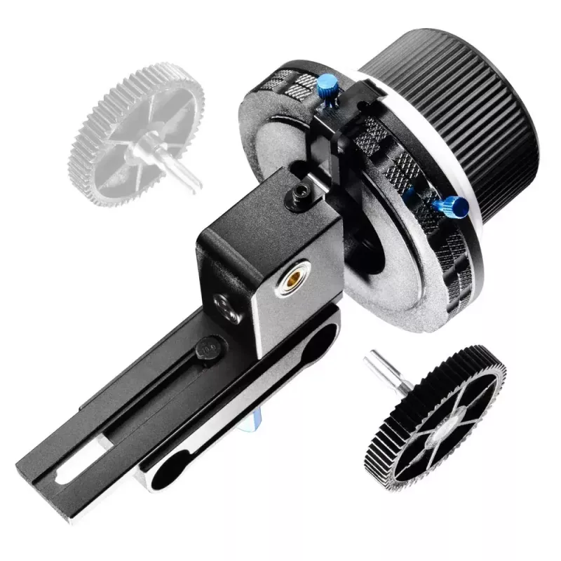 Walimex Follow Focus F3 Juoda Mėlyna Balta Aliuminis Plastikas 460 g