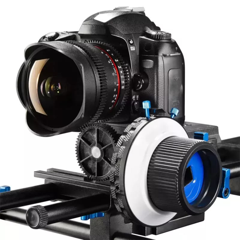 Walimex Follow Focus F3 Juoda Mėlyna Balta Aliuminis Plastikas 460 g