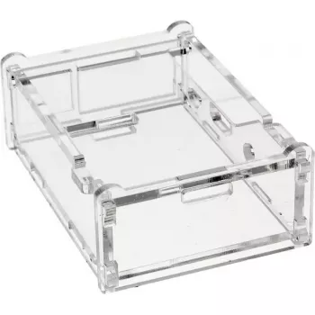 Akrilinis dėklas Raspberry Pi B+ RB-Case+01 permatomas — apsauginis korpusas Raspberry Pi B+