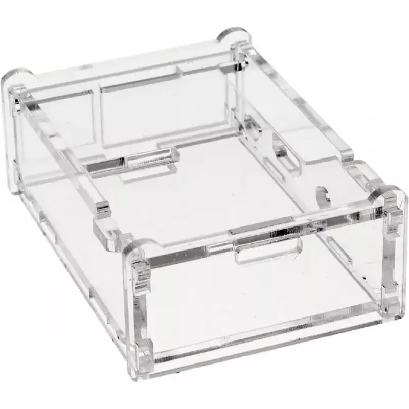 Akrilinis dėklas Raspberry Pi B+ RB-Case+01 permatomas — apsauginis korpusas Raspberry Pi B+