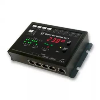 gude Net Control Gude 2111-2 tinklo relės valdiklis — 4 relės išėjimai, 12 pasyvių signalų įėjimų