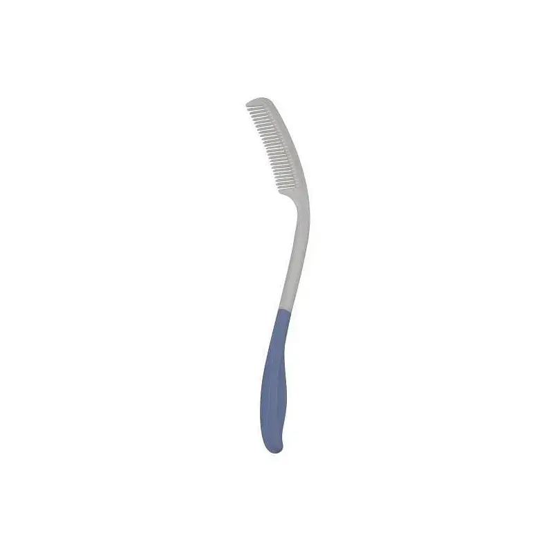 SUNDO 60250 ilgarankės ergonominės šukos senjorams, technopolimeras, baltos, 70 g, prailgintas pasiekiamumas