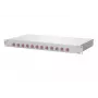 Patch panel METZ CONNECT 1502577512-F 1U LC jungtys Balta Aliuminis Plienas