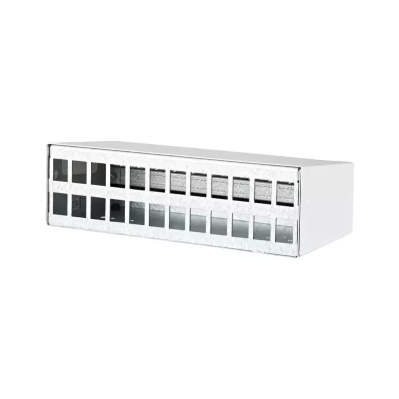 Patch Panel Accessory Metz Connect 130861-2402KE Wall Mounting Aluminium Steel Zinc