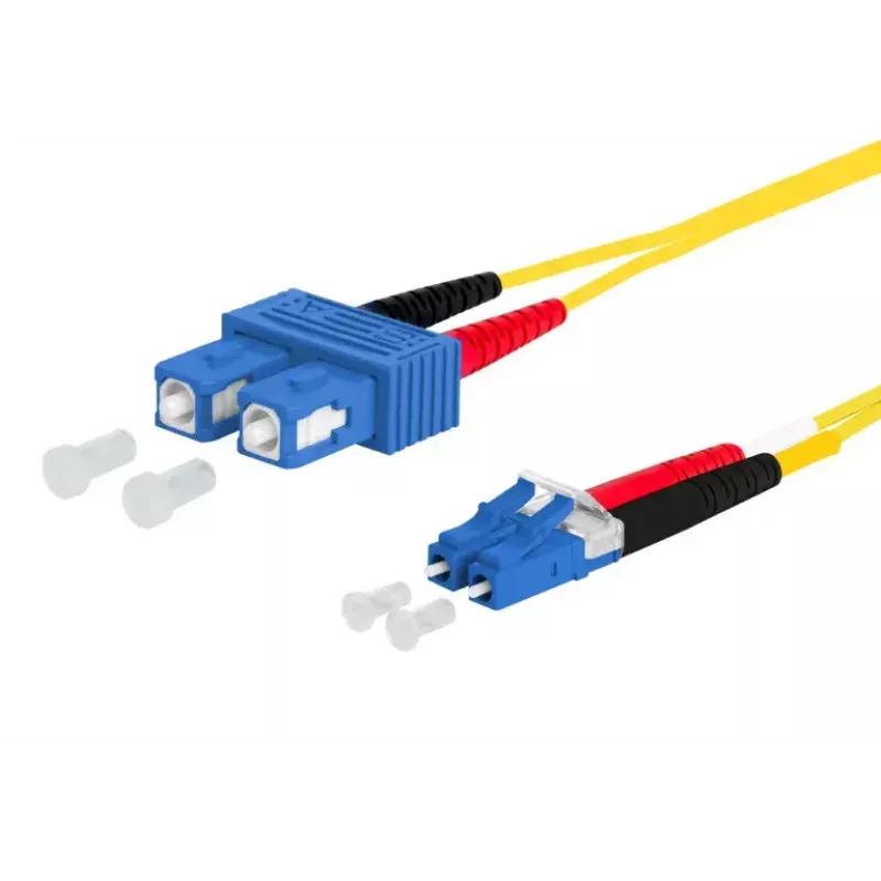 Šviesolaidinis kabelis METZ CONNECT 151P1EOJO25E SC LC I-V(ZN) H 2,5 m geltonas