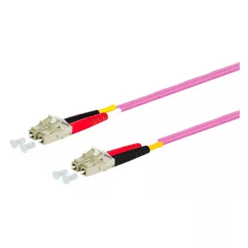 Šviesolaidinis kabelis METZ CONNECT 151S1JOJO05E 0,5 m LC violetinis
