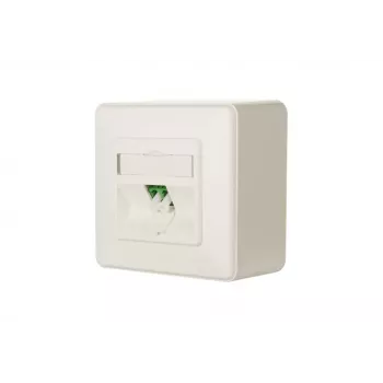 LC-D METZ CONNECT 1501207K1A-E baltas kištukinis lizdas