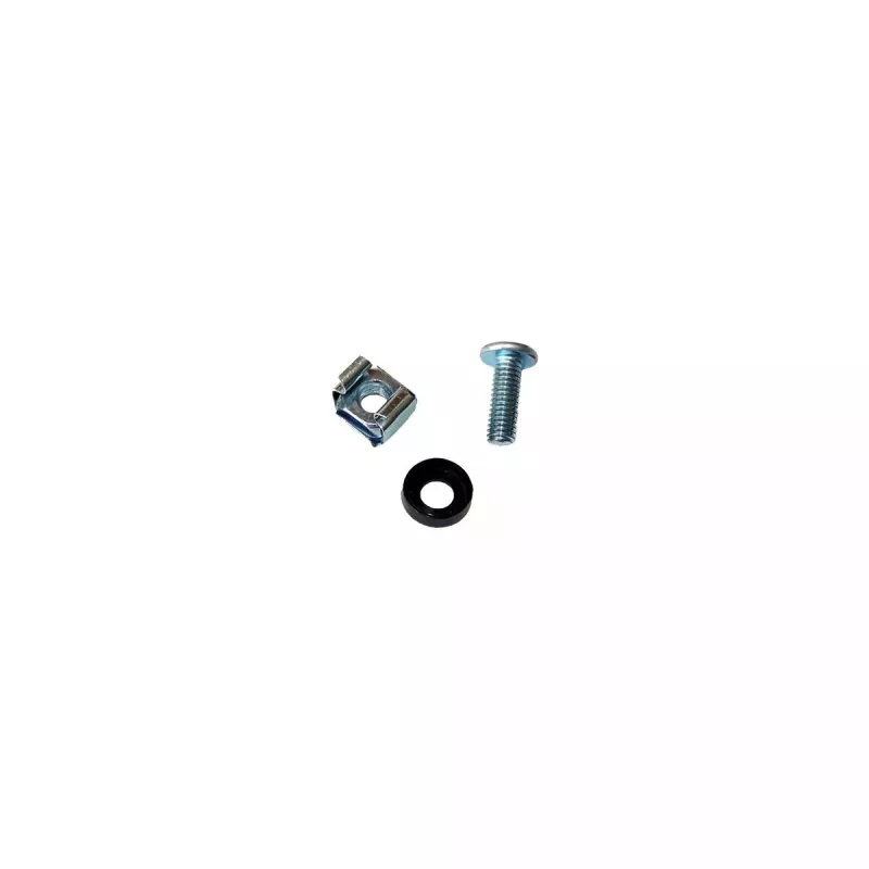 Narvelio veržlė BlueOptics BLCNS002 M6 20 vnt. Juoda nerūdijantis plienas