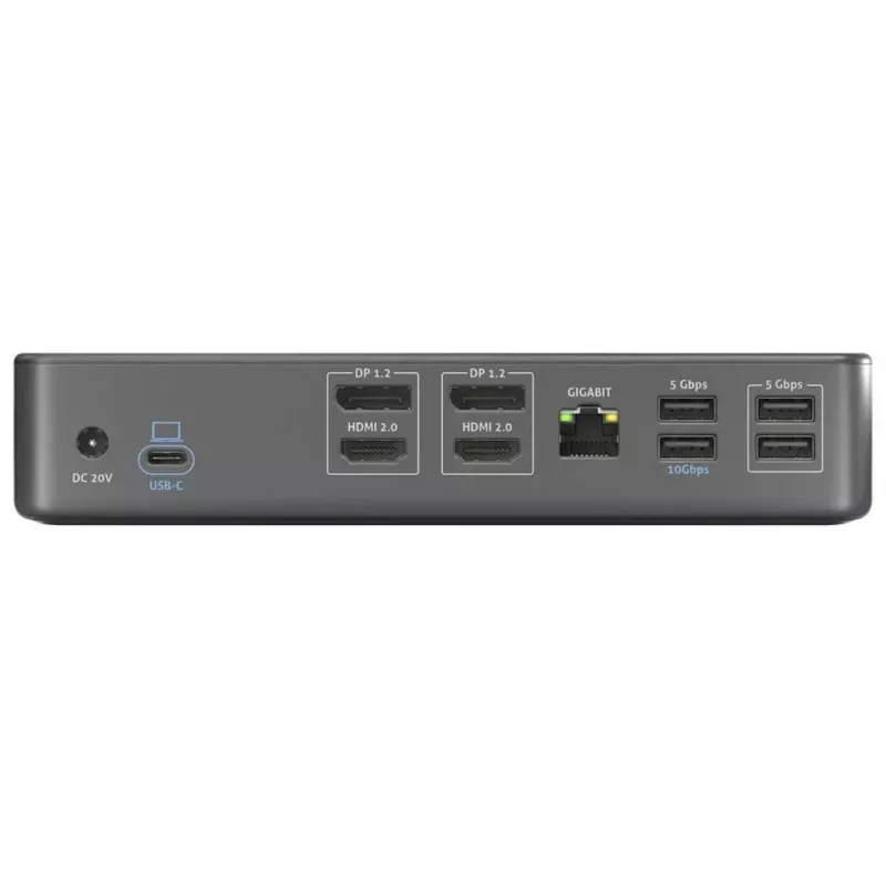 Nešiojamojo kompiuterio dokas PureLink VL-D210DL USB 3.2 Gen 2 Type-C pilkas 96W