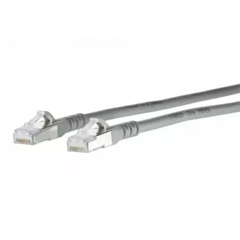 Tinklo kabelis METZ CONNECT 13084G2033-E 2m Cat6a S/FTP Pilkas