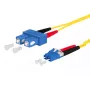 Šviesolaidinis kabelis METZ CONNECT 151P1EOJO05E SC LC I-V(ZN) H 0,5 m Geltonas