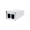 Skydelio priedas METZ CONNECT 130861-0202-E montavimui ant sienos Baltas Aliuminis Cinkuotas plienas