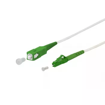Šviesolaidinis kabelis METZ CONNECT 151P7EAJAA5E SC LC I-V(ZN) H 15 m Baltas
