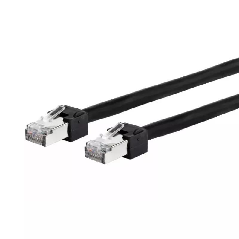 Tinklo kabelis Metz Connect 13084F3000-E 3m Cat5e S/UTP Juodas