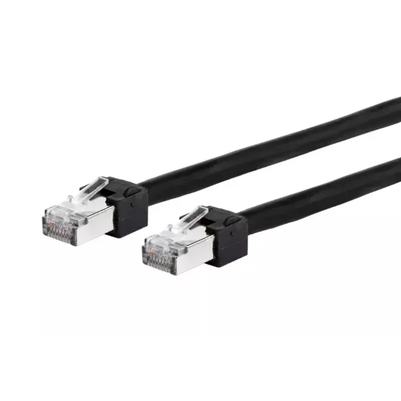 Tinklo kabelis METZ CONNECT 13084F5000-E 5m Cat5e S/UTP Juodas