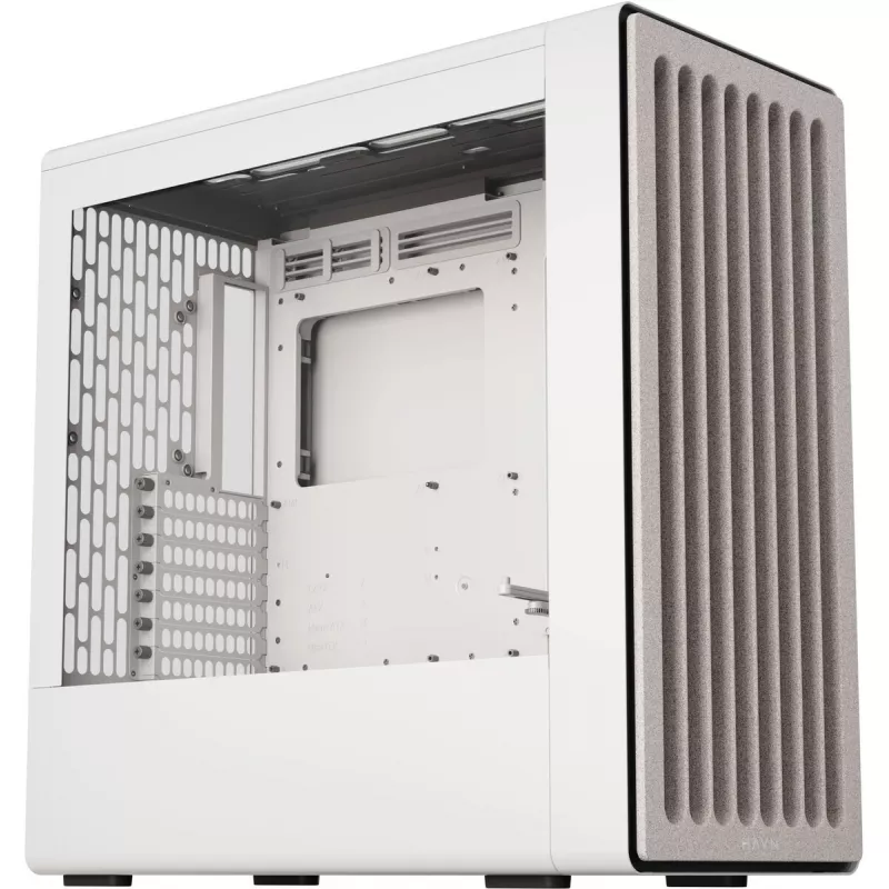 Mid Tower ATX korpusas HAVN BF 360 White — Vidutinio dydžio ATX korpusas, baltos spalvos