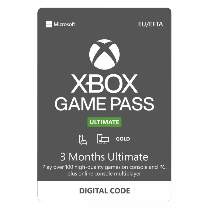 Game Pass Ultimate Microsoft Xbox Live 3 mėnesiai