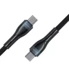 USB-C į USB-C laidas 1 m, 4smarts 540429, juodas, 0,48 Gbit/s